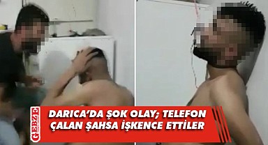 Telefon çalan şahsa işkence ettiler!