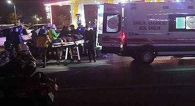 U dönüşü yaparken kaza yaptı!