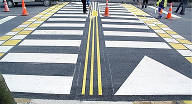 Yatay trafik işaretlemeleri işi yaptırılacak