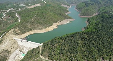 Yuvacık Barajı'nın yarısı dolu