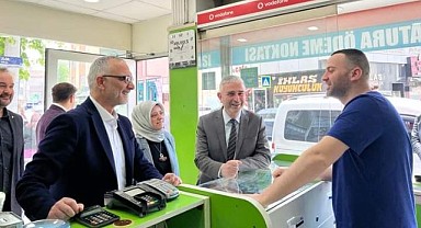 AK Partili Hasan Soba, Gebze'de esnaflarla bir araya geldi