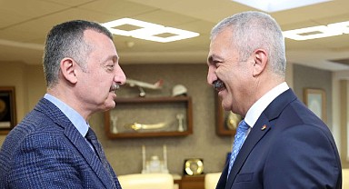 Başkan Büyükakın, Aslantaş'ı ağırladı