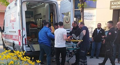 Bisikletli, otomobilin açılan kapısına çarpıp yaralandı