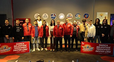 Darıcalı gençlerden TEKNOFEST'e yoğun ilgi