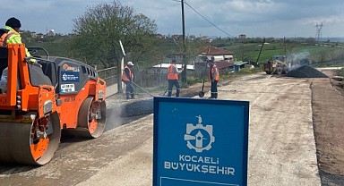 Büyükşehir'den kırsal mahallelere üstyapı çalışması