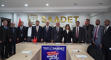 CHP’nin Gebzeli adayları Saadet Partisi’nde buluştu