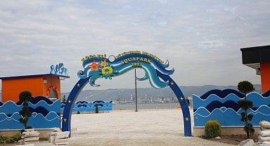 Çift kaydıraklı aquapark yaza yetişecek