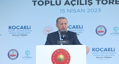 Erdoğan, Kocaeli'ne kazandırılan yatırımların tutarını açıkladı