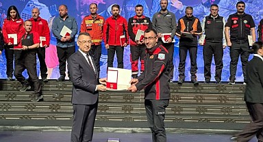 GEBKİM İtfaiyesi'ne Devlet Üstün Fedakârlık Madalyası