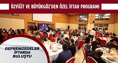 Gebze'de afetzedeler iftar programında ağırlandı