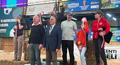 Gebze'de atlı dayanıklılık yarışmasında ter döktüler