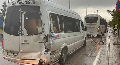 Gebze'de zincirleme trafik kazası!