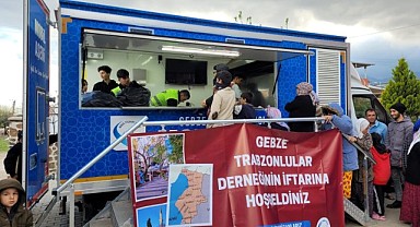 Gebze Trabzonlular Derneği Hatay’da iftar verdi