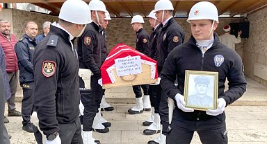 Hayatını kaybeden emekli polise son veda