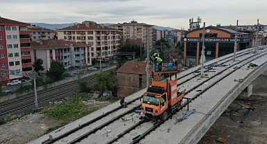 Kuruçeşme tramvayda ray imalatı tamamlandı