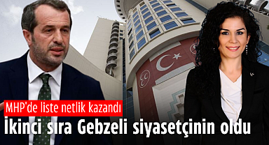 MHP'nin Kocaeli listesi belli oldu; ikinci sıra Gebzeli adayın!