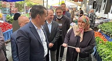 Milletvekili adayı Yaman Gebze'nin nabzını tuttu