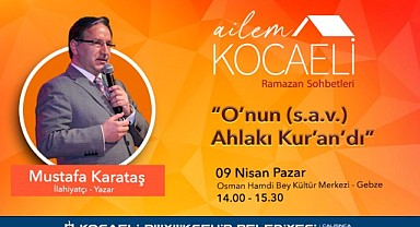 Mustafa Karataş Ramazan sohbetleri için geliyor