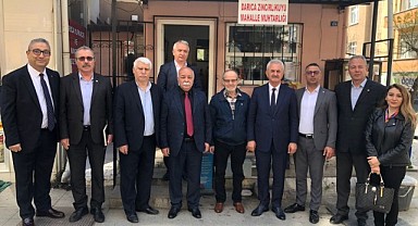 Nail Çiler, Darıca’daki muhtarları ziyaret etti