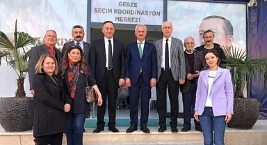 Orhan ve Çiler’den AK Parti Gebze SKM’ye ziyaret