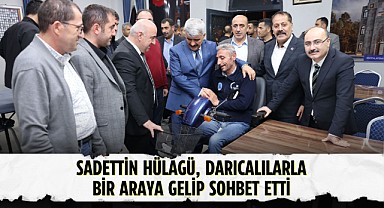 Sadettin Hülagü Darıca'da ziyaretler gerçekleştirdi