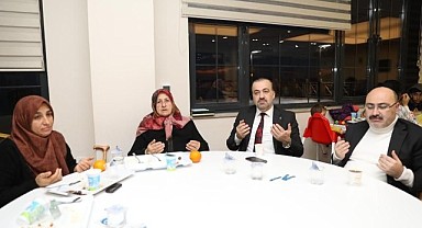 Şahin Talus, depremzedeler ile iftar programında bir araya geldi