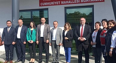 Serap Çakır'dan esnaf ve muhtar ziyareti