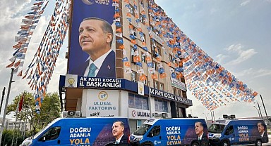 AK Parti araçları görevde