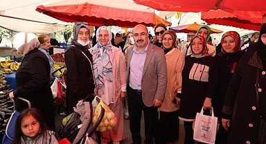 Artut, Darıca'da Semt Pazarı ve esnafla buluştu