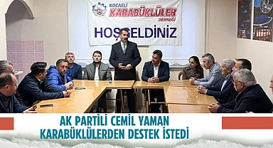 Cemil Yaman, Karabüklülerle bir araya geldi