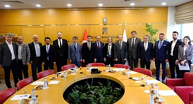 CHP heyeti KSO ve KOTO'yu ziyaret etti