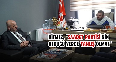 CHP’nin Saadetli adayı Bitmez’den Yenigün’e ziyaret