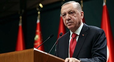 Cumhurbaşkanı Erdoğan Beştepe'de konuşuyor