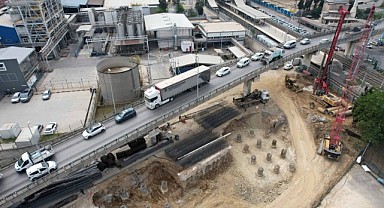 Osmangazi Köprüsü'ne 97 fore kazık