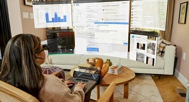 Dünyanın ilk ekransız dizüstü bilgisayarı: Spacetop