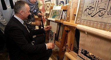 El emeği göz nuru eserler sergilendi