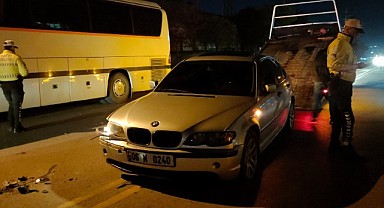 Gebze'de iki otomobilin çarpıştığı kazada 1 kişi yaralandı!