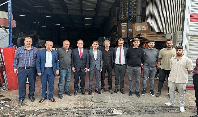 Gebze'de MHP heyeti sanayicileri ziyaret etti!