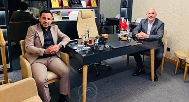 Gebzeli iş insanı Aydın, Aslantaş'ı ağırladı