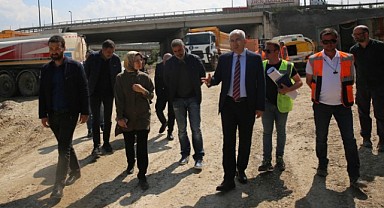 Gündoğdu kavşak projesini yerinde inceledi