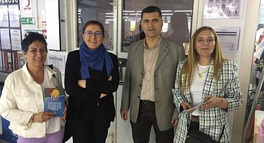 Güngör ve Yolcubal, Gölcük'te tekstil atölyelerini ziyaret etti