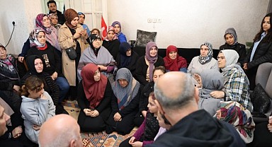Katırcıoğlu, Darıca'da ev ziyaretlerinde bulundu