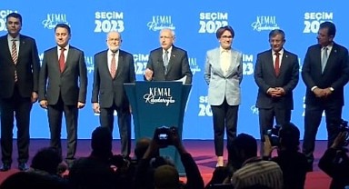 Kılıçdaroğlu, Millet İttifakı liderleriyle açıklama yaptı