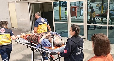 Merdivenden düşen 75 yaşındaki kadın hastanelik oldu!