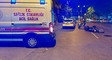 Otomobil sürücüsü kuryeye çarpıp kaçtı!