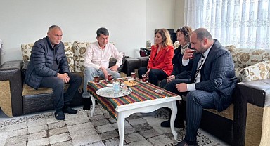 Serap Çakır, Ayşegül Aydın'ın ailesini ziyaret etti