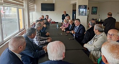 Tipioğlu, emekli polislerle bir araya geldi