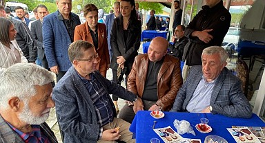 Türkkan, Dilovası'nda ziyaretlerini sürdürüyor