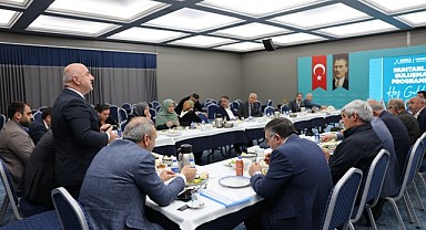 Yılmaz ve Bıyık, Darıca'da muhtarlarla buluştu