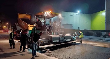 Yol Bakım Timi’nden gece mesaisi